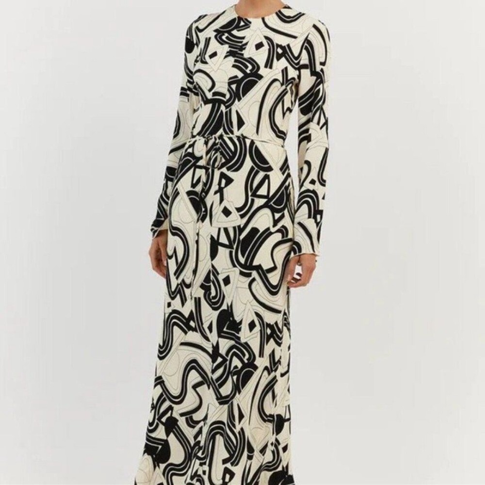DISSH ABSTRACT DRESS SIZE 6